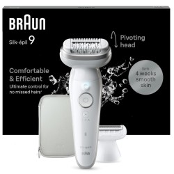 Epilateur BRAUN Silk épil 9 Silver smart touch WET & DRY avec 2 ACC