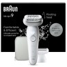 Epilateur BRAUN Silk épil 9 Silver smart touch WET & DRY avec 2 ACC