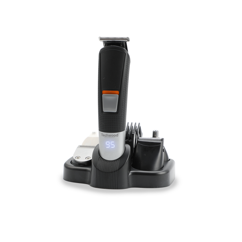 Kit Tondeuses : Tondeuse + Tondeuse de finition + Tondeuse lignes et contours + Mini rasoir + Épilateur nasal