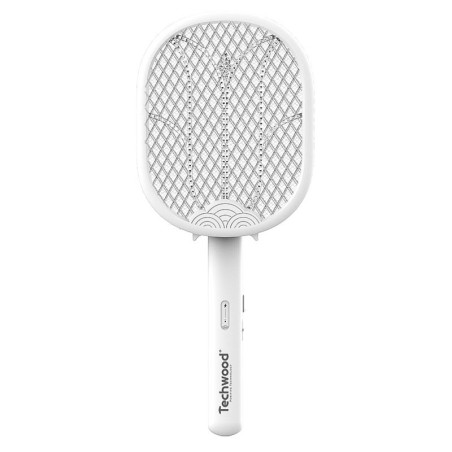 Raquette Electrique TECHWOOD Anti Moustiques 2en1
