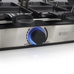 Grill raclette 8 personnes avec pierre de cuisson